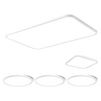 雷士（NVC）吸顶灯普瑞全光谱护眼超薄智能客厅卧室灯具未来光沐甄包安装 力荐【四室一厅】客厅+卧室*4