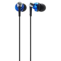 audio-technica 铁三角 ATH-CKM300 入耳式动圈有线耳机 蓝色 3.5mm