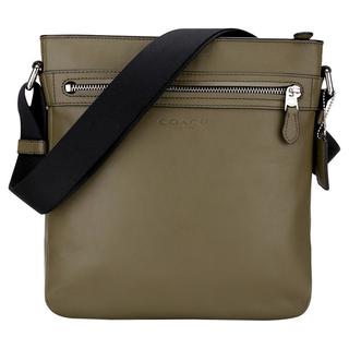 COACH 蔻驰 男士牛皮单肩包 71745-B75 军绿色
