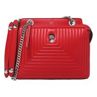 FENDI 芬迪 DOTCOM CLICK系列 8BN299 女士单肩包 红色