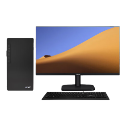 宏碁 高性能 台式电脑主机 显示器  核芯显卡 i5-10400F 256GB 8GB