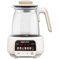奥克斯 YS130 全玻璃恒温养生壶 1.3L 米白色