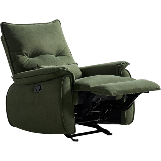国家补贴：林氏家居 布艺单人沙发电动多功能客厅摇摇椅懒人沙发椅可躺睡G164