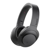 SONY 索尼 MDR-100ABN 耳罩式头戴式降噪有线蓝牙耳机 黑色