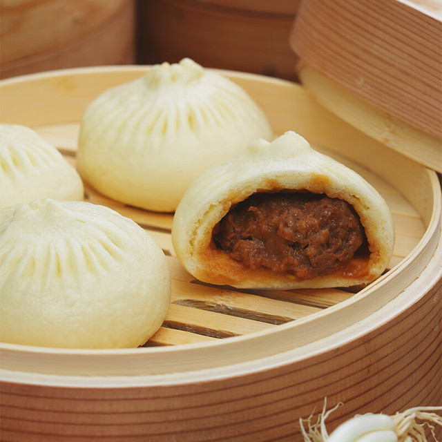 今日必买：桃花点点 鲜汁大肉包 10只 800g