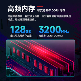 联想（Lenovo）问天WR3220G2 国产2U机架式服务器主机 双路GPU深度学习AI服务器虚拟化数据库存储服务器 2*银牌4310  12核 24线程2.1G 128G/960G+16T SATA*3