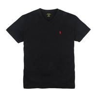 拉夫劳伦RALPH LAUREN 3537-1603 男士纯色V领短袖T恤