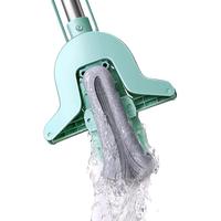 艺姿 对折式挤水胶棉拖把 吸水海绵拖布 地拖 墩布 干湿两用清洁工具 2个头 YZ-JM03