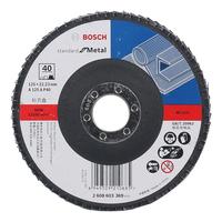 博世 Bosch角磨机专用标准型千叶砂轮/百叶碟 125mm40目 - 煅烧刚玉 2 608 603 369如缺货交期三十天