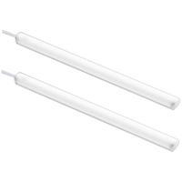 艺族 铁艺长条形吊线灯 直角黑框120*10CM 36瓦