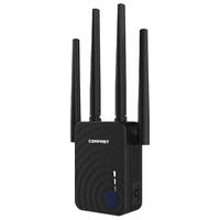 COMFAST CF-WR754AC 双频1200M 家用千兆无线路由器 黑色