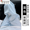 TUCANO 啄木鸟 韩国蓝色醋酸阔腿裤女春秋夏季休闲直筒小个子高腰垂感缎面冰丝裤 蓝色 XL