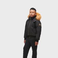 限尺码：MOOSE KNUCKLES 儿童羽绒飞行员夹克