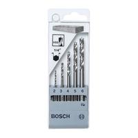 BOSCH 博世 5支装六角柄木工麻花钻套装(2-3-4-5-6) 钻头套装  高速钢钻头套装 /套 可定制