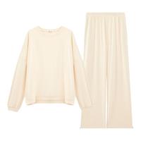 【慵懒假日】伊维斯慵懒假日睡衣女宽松家居服套装加厚卫衣