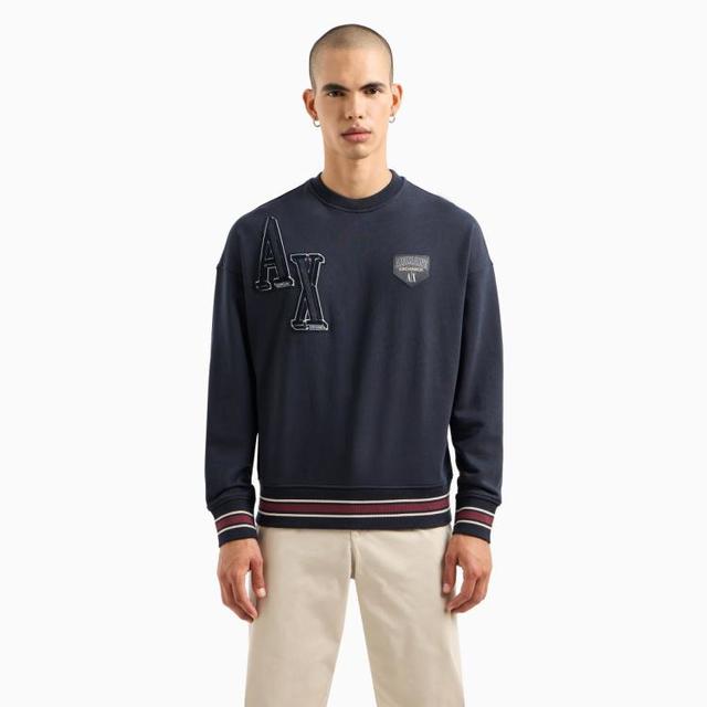 Armani Exchange AX Armani Exchange 阿玛尼 男式时尚潮流通勤圆领卫衣