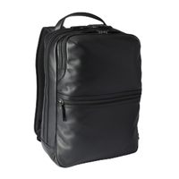 Allen Edmonds 男士经典真皮背包 笔记本电脑内胆层 通勤商务旅行 多隔层 黑色