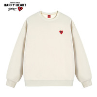 移动端：CHARLES JANG'S HAPPY HEART 查尔斯桃心 卫衣男圆领春秋季休闲爱心内搭
