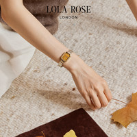 LolaRose罗拉玫瑰方糖小棕表女士手表腕表时尚高级
