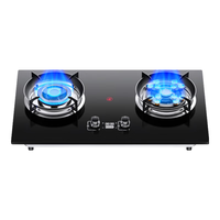 WEILI/威力 JZY-GS10 5.2kW大火力 燃气灶+钢化玻璃+纯铜火盖+十三腔定时鸳鸯灶+熄火保护 液化气20Y