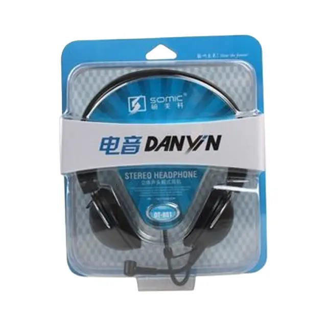 DANyiN 电音 DT-801 耳罩式头戴式动圈有线耳机 黑色 3.5mm