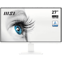 微星（MSI）27英寸 FHD 100Hz显示器 内置音响 莱茵护眼认证 IPS面板 家用电竞办公护眼白色显示屏PRO MP273AW