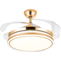 FEWE 飞稳 金色隐形风扇灯 纤薄金_36寸三色调光+遥控+三档风速