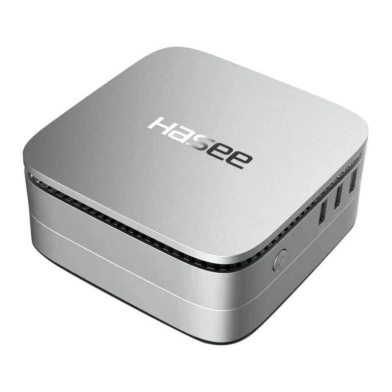  Hasee/神舟 四核N100 迷你台式电脑 12G内存 512G固态  核芯显卡 N5105 512GB 12GB