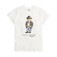 拉夫劳伦RALPH LAUREN 拉尔夫·劳伦 女士圆领短袖T恤 WMPOKNINN820456 白色 M