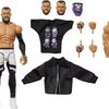 Mattel WWE终极版可动公仔 15cm芬恩·巴洛收藏套装 可交换头部手部 30关节点 塑料材质