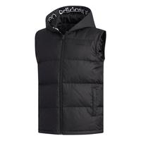 阿迪达斯官网adidas neo 男装休闲冬季短款连帽拉链羽绒服运动外套FK3502 黑色/白 A/L(180/100A)