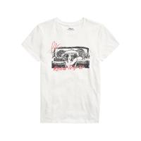 拉夫劳伦RALPH LAUREN 拉尔夫·劳伦 女士圆领短袖T恤 WMPOKNINN820467 白色 S