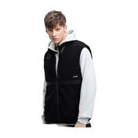 HOTSUIT 后秀 黑标系列 羊羔绒马甲男 2020冬季新款防风保暖加厚立领运动外套男 矿物黑 L