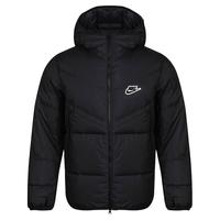 耐克NIKE 男子 羽绒服 短款 连帽 DOWN-FILL WINDRUNNER 羽绒夹克 CU4405-010黑色XL码