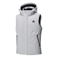 七匹狼羽绒服马甲2020秋冬保暖时尚运动羽绒服背心男1H1A70108645005(浅灰)170/92A/M
