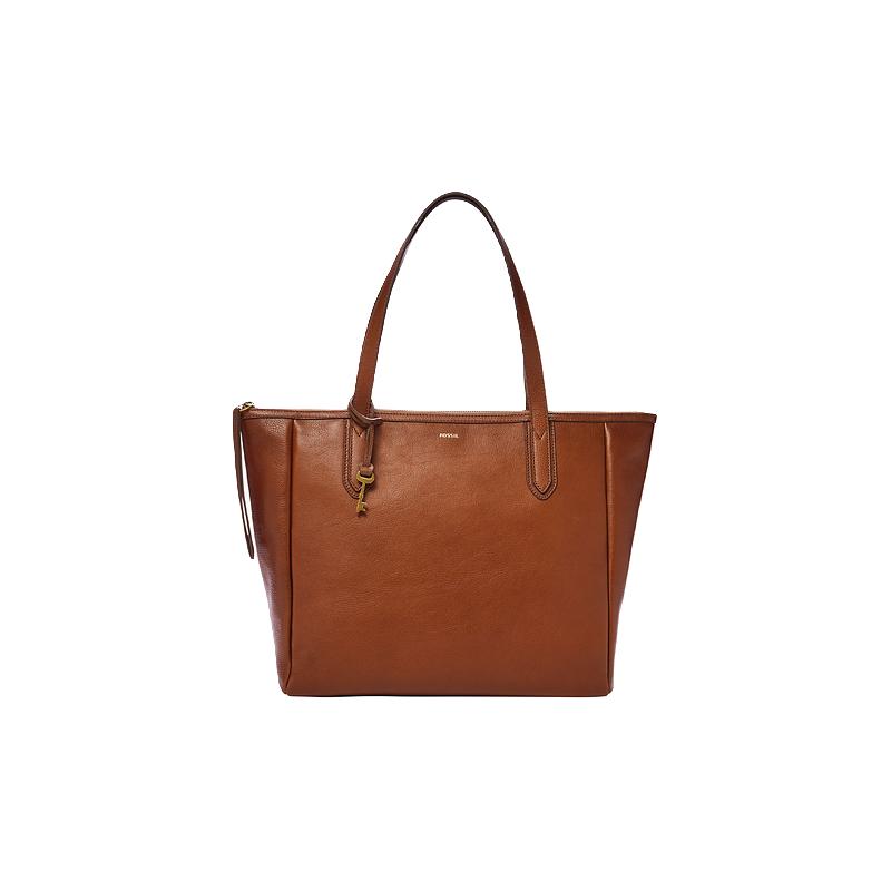 FOSSIL EMMA系列 女士牛皮手提托特包 ZB6844