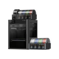 拓竹H2C 3D打印机器Vortek系统7热端换料多色大尺寸激光雕刻模切画笔FDM家用高精度高速H2CC