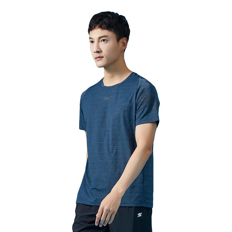 图途户外速干T恤男2021夏季新款圆领透气短袖吸汗冰感运动上衣短T