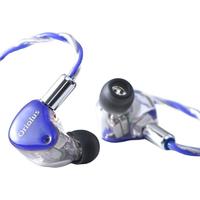 Jaben 甲本 白黄鹂3.5单端版 入耳式三铁一圈有线耳机 紫色 3.5mm