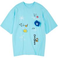 LEDIN 乐町 X 爱心熊 女士圆领短袖T恤 CWDAB2341