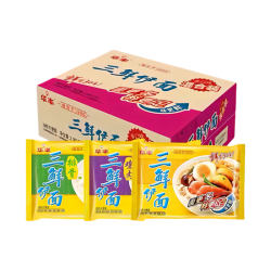 华丰 混合口味 方便面  24袋整箱 箱装 2082g