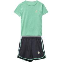 小雏菊刺绣速干透气时尚瑜伽服锻炼户外休闲女运动套装