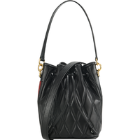 BALLY 巴利 女士DONAE系列黑色羊皮革水桶包 DONAE.QT 170 6236824