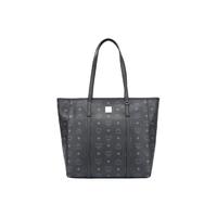 MCM 女士黑色人造革 Toni Visetos系列时尚购物袋手提包 MWPAATN03BK001