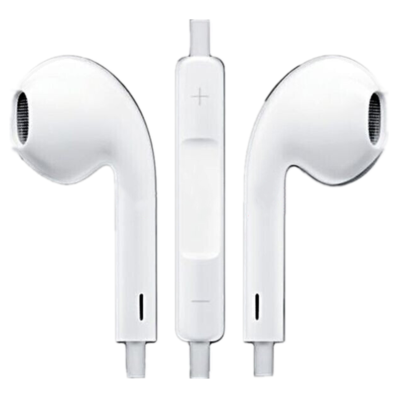 达维琦 半入耳式有线耳机 白色 3.5mm