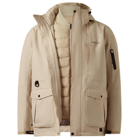 DECATHLON 迪卡侬 TRAVEL 500 男子三合一冲锋衣 8771927 浅白垩灰 L