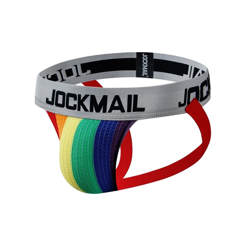 JOCKMAIL 男士丁字内裤 230 彩虹 M