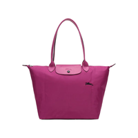 LONGCHAMP 珑骧 Le Pliage Club系列 女士单肩包大号 L1899619337 粉白色