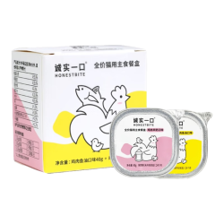 诚实一口 全价成猫幼猫用主食餐盒营养湿粮混合口味40g*2
