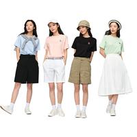 HAZZYS 哈吉斯 女士圆领短袖T恤 ASTSE01BX13 白色 155/80A